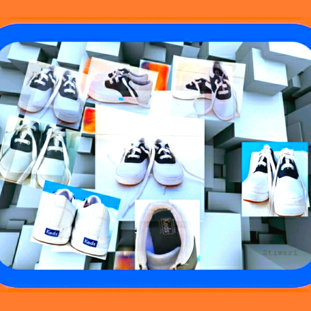 NEW Updated Black/white leather Saddle Shoes